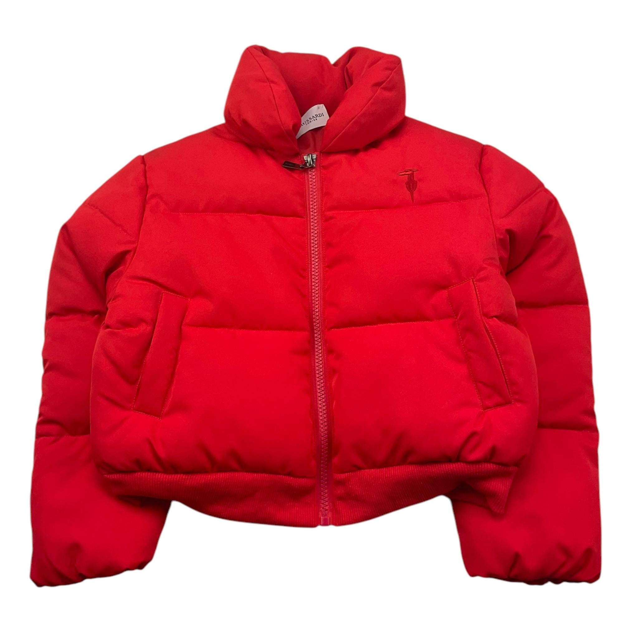 TRUSSARDI giubbino tinta unita modello crop Rosso per Bambina TGA25062P1 ROSSO TRUSSARDI 