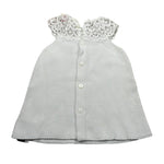 Cnd Abito Giromanica Tinta Unita per Neonata 901227 BIANCO CND 