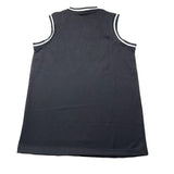 Diadora Einfarbiges Tanktop mit Rundhalsausschnitt und schwarzem Logo-Print für Jungen