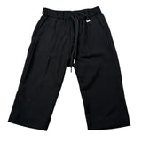 I'M Brian Pantalone Tinta Unita con Elastico In Vita per Bambino PA3269JXX NERO I'M BRIAN 