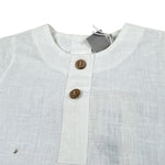 Marlu' Completo 2 Pezzi Camicia-Bermuda Bianco per Neonato EL5753 BIANCO MARLU' 