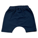 Nanan Bermuda Einfarbig Mit Elastischer Taille Blau Für Neugeborene