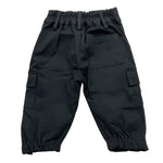 NEVER TOO pantalone tinta unita con elastico in vita Nero per Neonato NT2215N NERO NEVER TOO 