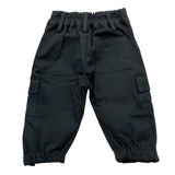 NEVER TOO pantalone tinta unita con elastico in vita Nero per Neonato NT2215N NERO NEVER TOO 