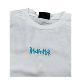 Disclaimer T-Shirt Girocollo Tinta Unita con Stampa per Bambino 25EDK58407X BIANCO DISCLAIMER 