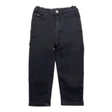 CALVIN KLEIN jeans tinta unita con girovita regolabile Nero per Bambino IN0IN00218 NERO CALVIN KLEIN 