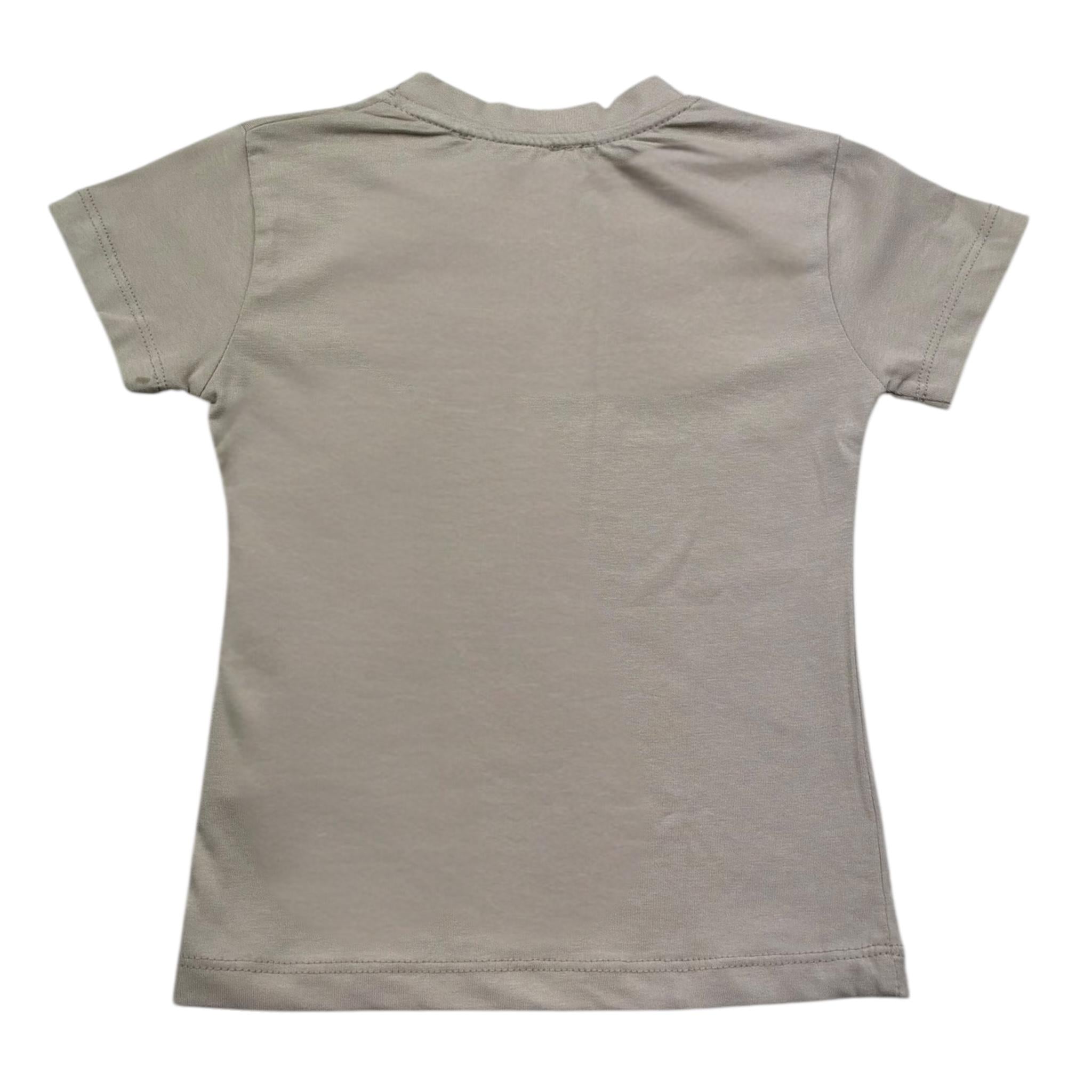 Make T-Shirt Girocollo Tinta Unita per Neonato 101B BEIGE MAKE 