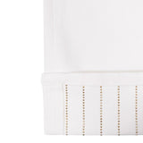 Balmain Jeans tinta unita con 5 Tasche Panna per Bambina BU6Q90 PANNA BALMAIN 
