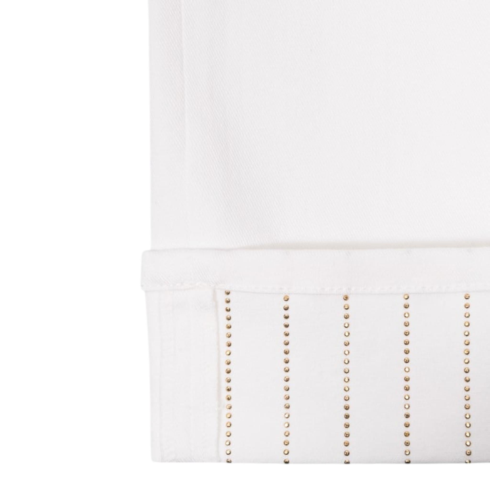 Balmain Jeans tinta unita con 5 Tasche Panna per Bambina BU6Q90 PANNA BALMAIN 