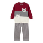 MAYORAL completo 2pz maglia-pantalone Grigio per Neonato 2544 GRIGIO MAYORAL 