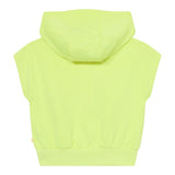 Billieblush Felpa Smanicata Tinta Unita con Cappuccio per Neonata U20846XN GIALLO FLUO BillIEBLUSH 