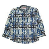 Cesare Paciotti Multicolor Shirt Logo Langarm Hellblau für Kinder