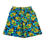 Mousse Bermuda Tinta Unita con Stampa E Elastico In Vita per Neonato DINOBEACHBEN VERDE ACQUA MOUSSE 