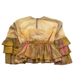 Pinko Camicia Manica Lunga Stampa Fantasia per Bambina KFCA005 BEIGE PINKO 