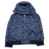 Cesare Paciotti Unijacke mit Kapuze Blau für Kinder