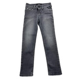 Replay Jeans für Mädchen, schlicht, mit verstellbarer Taille, schwarz