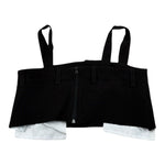 Fun & Fun Top tinta unita A Bretelle Larghe Nero per Bambina 14881 NERO FUN & FUN 