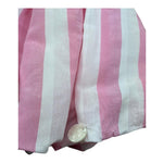 Le Bebe Camica Mezza Manica Fantasia A Righe per Neonata LBG6357 BIANCO/ROSA LE BEBE 