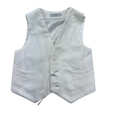 Manuel & Frank Gilet Tinta Unita per Neonato MF5312I BIANCO MANUEL & FRANK 