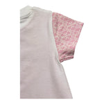 Guess T-Shirt Bicolore Fantasia Loghi per Neonata K5RI09K6YW4 BIANCO/ROSA GUESS 