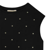 Michael Kors Canotta Tinta Unita con Borchie per Bambina R30283 NERO MICHAEL KORS 