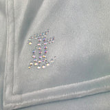 Juicy Couture Pantalone In Velluto Tinta Unita per Bambina JBX6490 VERDE ACQUA JUICY COUTURE 