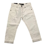 Patriot Jeans Einfarbig Mit Rissen Und Verstellbarer Taille Weiß Für Jungen