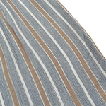 Petit Indi Tuta Intera Tinta Unita con Fantasia A Righe per Neonata SS25BK5229X BLU PETIT INDI 