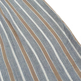 Petit Indi Tuta Intera Tinta Unita con Fantasia A Righe per Neonata SS25BK5229X BLU PETIT INDI 