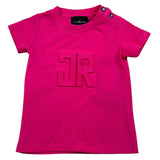 John Richmond T-Shirt Girocollo Tinta Unita con Logo per Neonata RIP26030TS FUXIA JOHN RICHMOND 