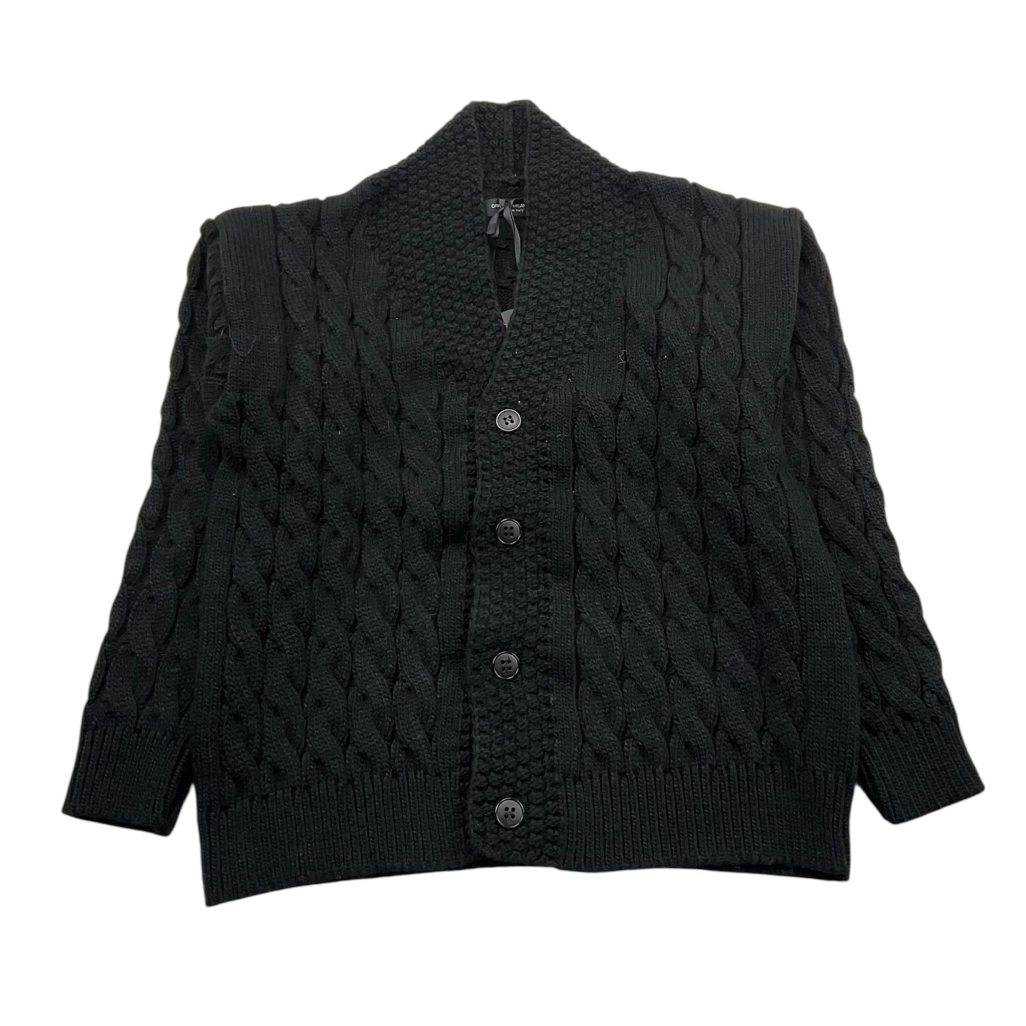 OFFICINA MILANESE cardigan tinta unita scollo a v Nero per Bambino JCARDIGAN NERO OFFICINA MILANESE 