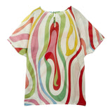 Emilio Pucci Halbarmkleid Multicolor Fantasy Print für Mädchen