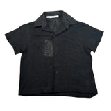 I'Am Brian Camicia Mezza Manica Tinta Unita per Bambino CA3300JX NERO I'AM BRIAN 