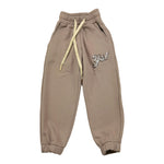 YES LONDON pantalone tinta unita con elastico in vita modello tuta Fango per Neonato JR30744 FANGO YES LONDON 