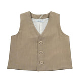 M+E' Gilet tinta unita Sabbia per Bambino UEM0547 SABBIA M+E' 