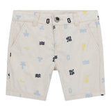 Guess Bermuda Tinta Unita con Girovita Regolabile per Neonato N5GD04WGBT1 BEIGE GUESS 