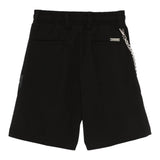 John Richmond Bermuda Tinta Unita con Elastico In Vita per Bambino RBP25226BEX NERO JOHN RICHMOND 