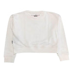 JOHN RICHMOND felpa chiusa girocollo tinta unita con stampa Bianco per Bambina RGA24013FEX BIANCO JOHN RICHMOND 