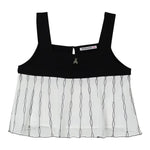 Patrizia Pepe Top Giromanica Tinta Unita per Bambina 7C0262 BIANCO PATRIZIA PEPE 