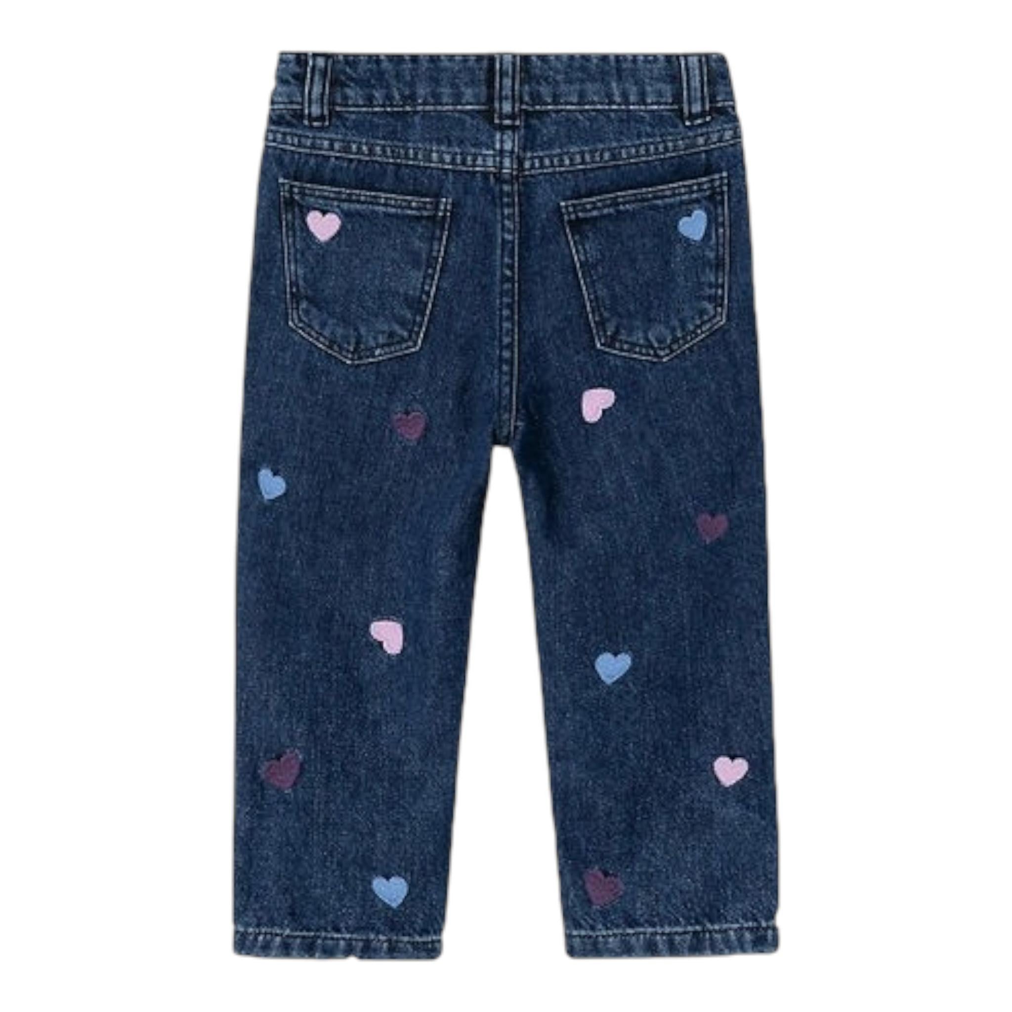 NAME IT jeans tinta unita con girovita regolabile Blu per Bambina 13232570J BLU NAME IT 