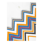 MISSONI felpa modello polo tinta unita con ricami in contrasto Bianco per Bambino MV4Q00 BIANCO MISSONI 