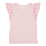 Guess T-Shirt Tinta Unita con Tulle per Neonata K5RI22K6YW4N ROSA GUESS 