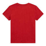 Guess T-Shirt Gircollo Tinta Unita con Stampa per Neonato N5GI16K8HM4XX ROSSO GUESS 