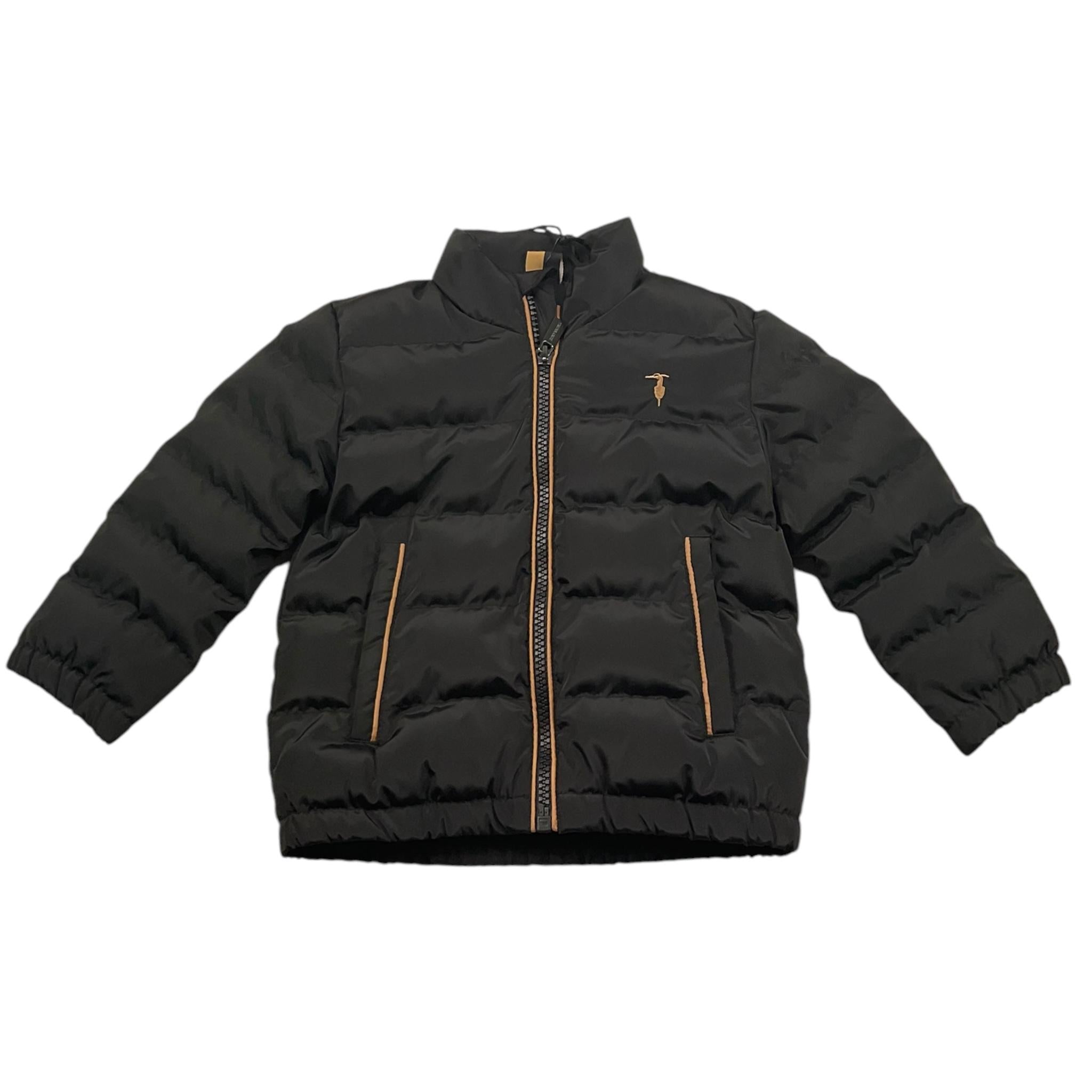 TRUSSARDI giubbino tinta unita con profili in contrasto Nero per Neonato TIA25066PI NERO TRUSSARDI 