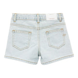 Vicolo Short Einfarbig mit verstellbarem Bund Blau für Mädchen