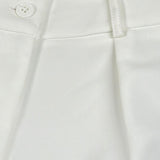 Magil Pantalone Tinta Unita Modello A Palazzo per Bambina HN25037 BIANCO MAGIL 