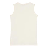 Calvin Klein Canotta Tinta Unita Giromanica con Stampa per Bambina IG0IG02871X PANNA CALVIN KLEIN 