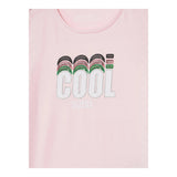 Guess T-Shirt Tinta Unita con Stampa per Neonata K5RI17K6YW4N ROSA GUESS 