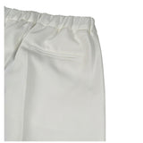 Daniele Alessandrini Pantalone Tinta Unita con Elastico In Vita per Bambino 1235P00065 BIANCO DANIELE ALESSANDRINI 
