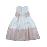 Isabel Abito Cerimonia Bicolore Giromanica per Bambina 24C338B BIANCO/ROSA ISABEL 